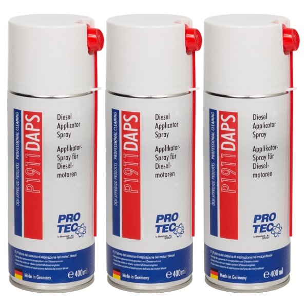 Set 3 Buc Pro Tec Diesel Applicator Spray Spray Curatare Admisie Diesel 400ML PRO1911